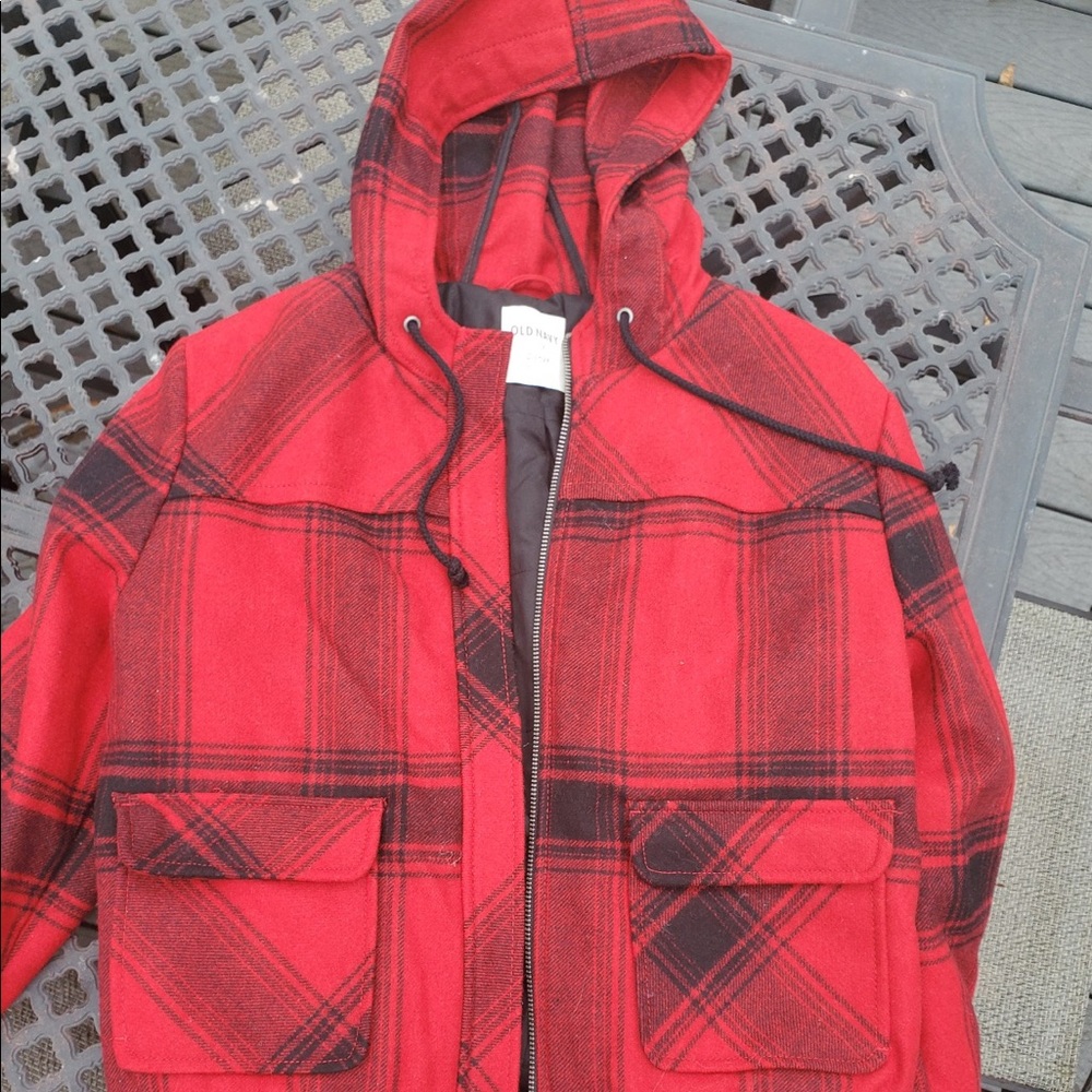 New:   Red/ Black Old Navy  large women's jacket